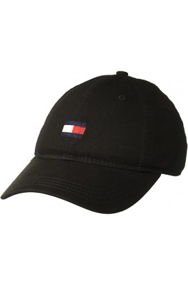 Tommy Hilfiger Men's Ardin Dad Hat- Black